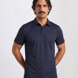 THE AIRTECH - RIPSTOP POLO - NAVY BLUE
