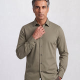 THE AIRTECH - SLIM FULL SHIRT - LEAF GREEN