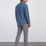THE HYPERFLEX - SLIM FULL SHIRT - MEDIUM NAVY