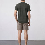THE EVERYDAY - SEAMLESS HALF TEE - MILITARY GREEN