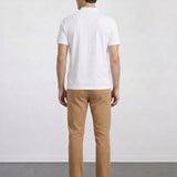 THE APEX - QUARTER ZIP POLO - COTTON WHITE