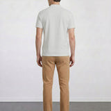 THE APEX - QUARTER ZIP POLO - COTTON WHITE