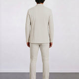 THE HYPERFLEX - SUPER SLIM RIPSTOP BLAZER - OFF WHITE