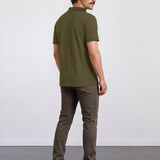 THE PIQUÉ FLEX - REGULAR POLO - OLIVE GREEN