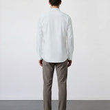 THE HYPERFLEX - SLIM FULL SHIRT - WHITE