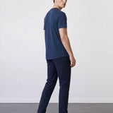 THE ACTIVE - SLIM HALF TEE - NAVY BLUE