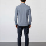 THE HYPERFLEX - SLIM FULL SHIRT - LIGHT BLUE