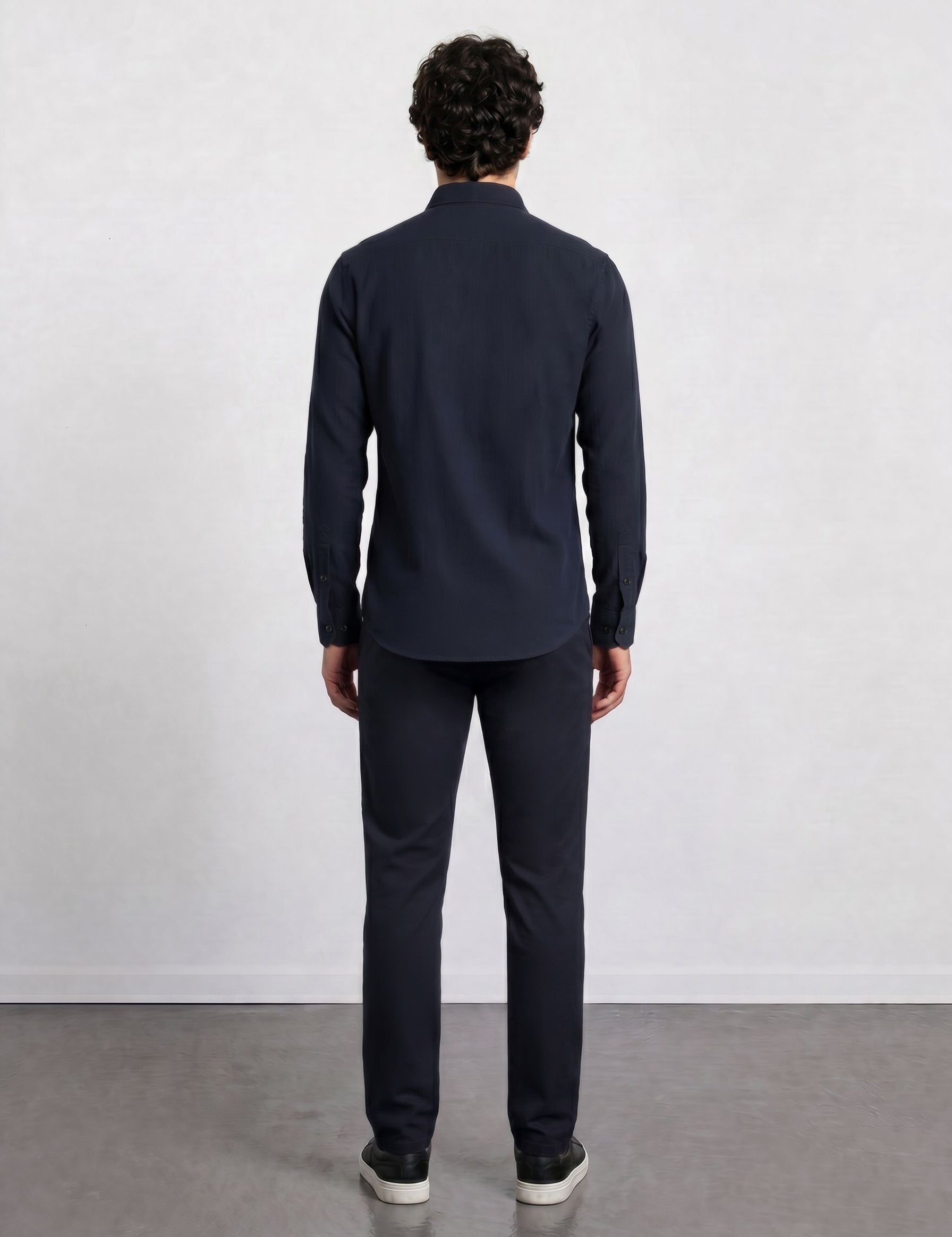 THE AIRTECH - SLIM FULL SHIRT - BLACK