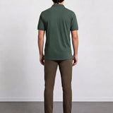 THE PIQUÉ FLEX - REGULAR POLO - DARK GREEN