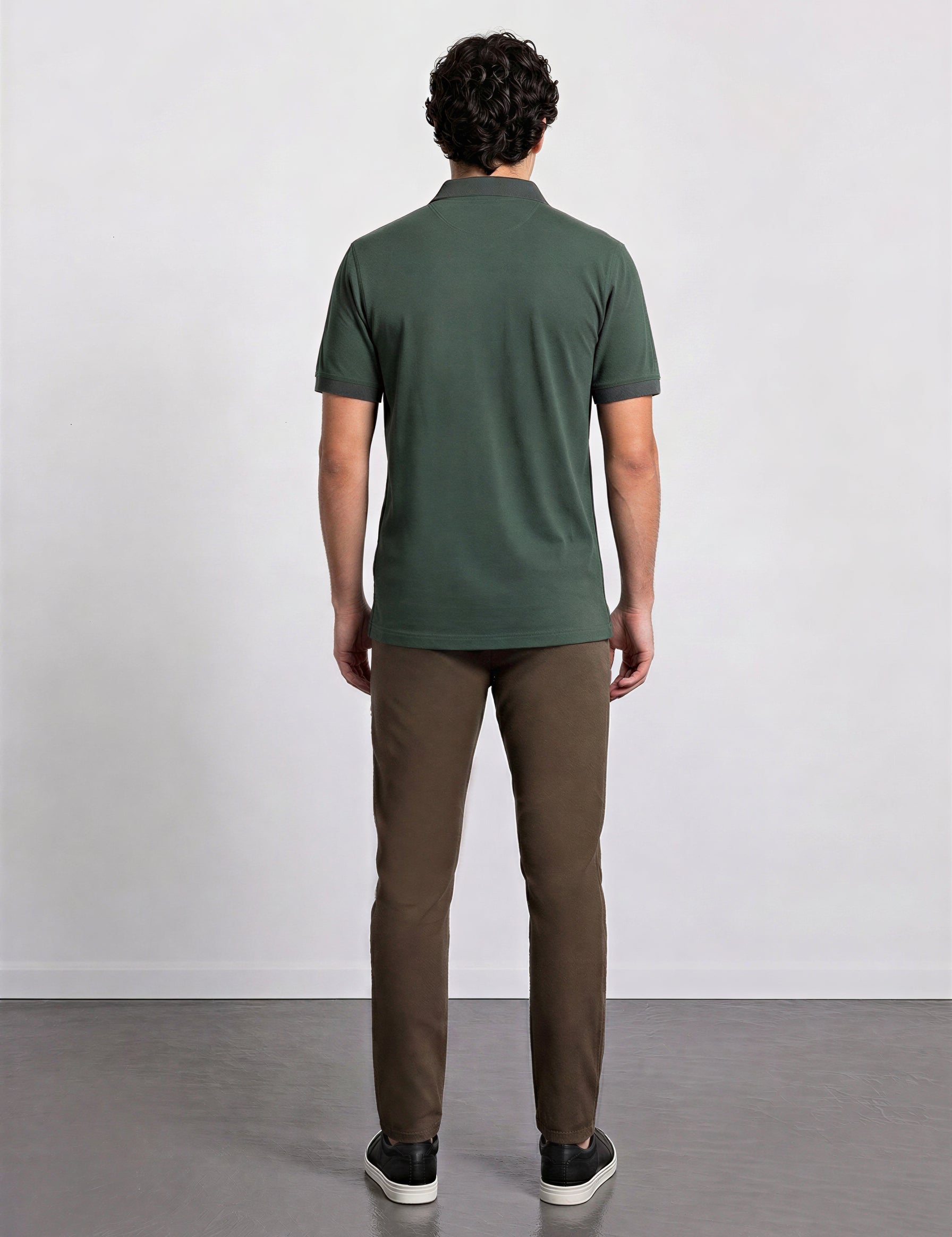 THE PIQUÉ FLEX - REGULAR POLO - DARK GREEN