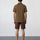 THE PIQUÉ FLEX - REGULAR POLO - OCHRE