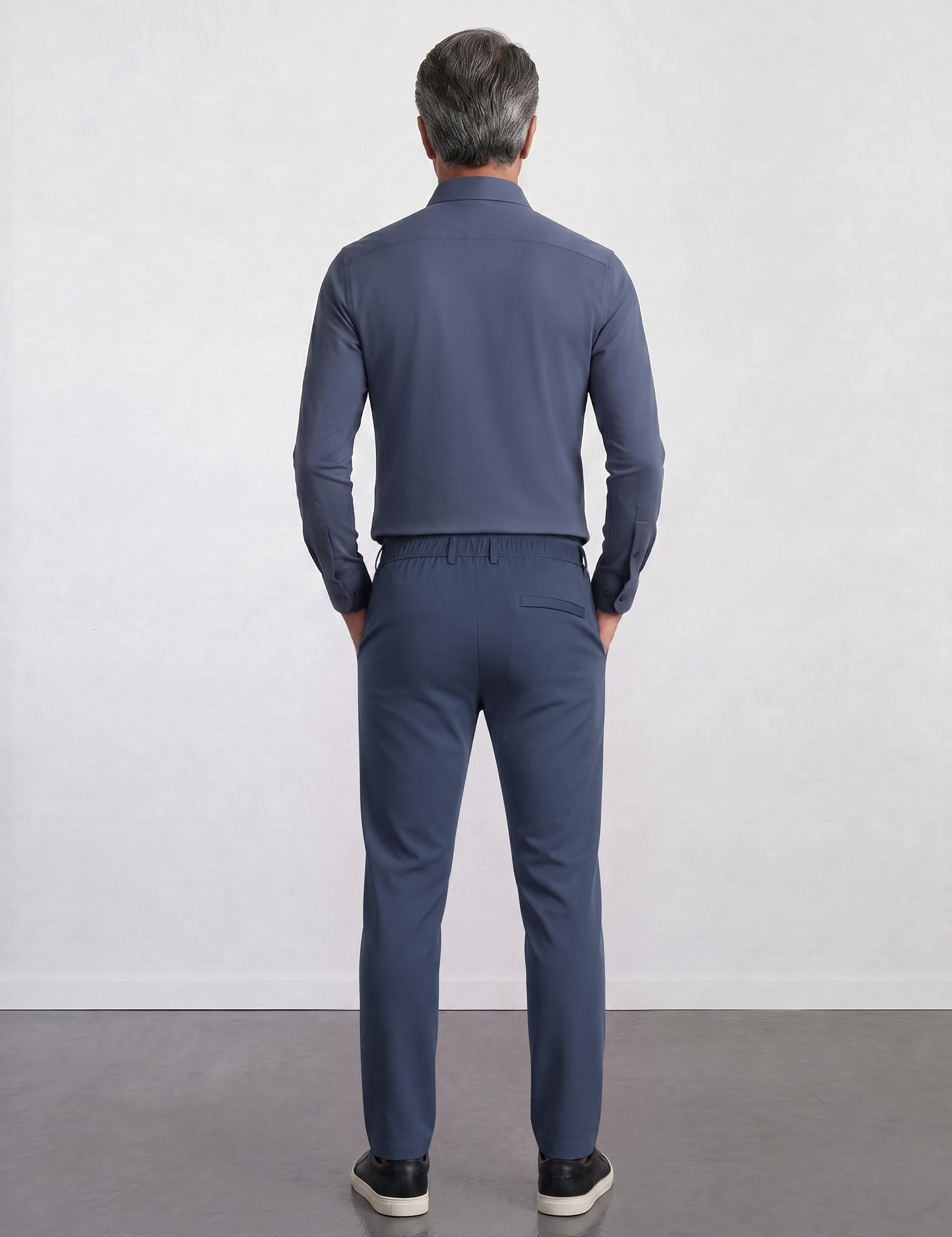THE HYPERFLEX EVERYDAY - REGULAR PANTS - NAVY BLUE