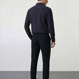 THE MOOVEX - DOUBLE KNIT CHINO PANTS - BLACK