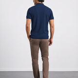 THE ACTIVE - QUARTER ZIP HALF TEE - NAVY BLUE