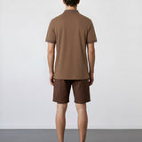 THE PIQUÉ FLEX - REGULAR POLO - OCHRE