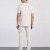 THE FLEX - PIMA HALF TEE - OFF WHITE