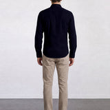 THE HYPERFLEX - SLIM FULL SHIRT - BLACK