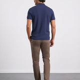 THE ACTIVE - QUARTER ZIP HALF TEE - NAVY BLUE