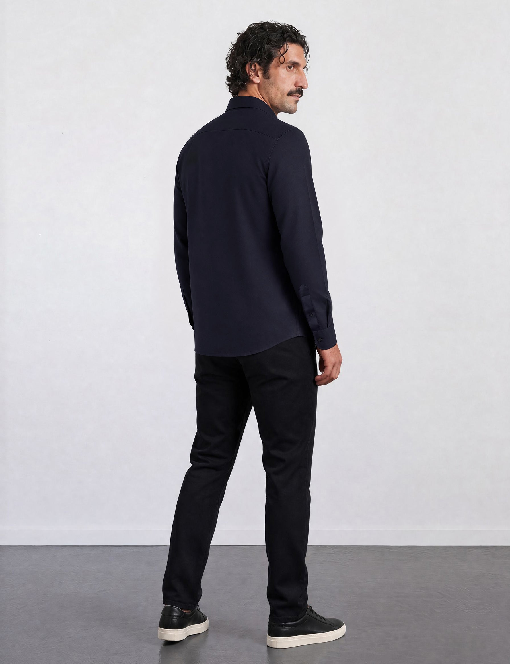 THE EASY - SLIM SHIRT - BLACK