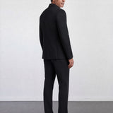 THE TECH TWILL - SUPER SLIM BLAZER - BLACK