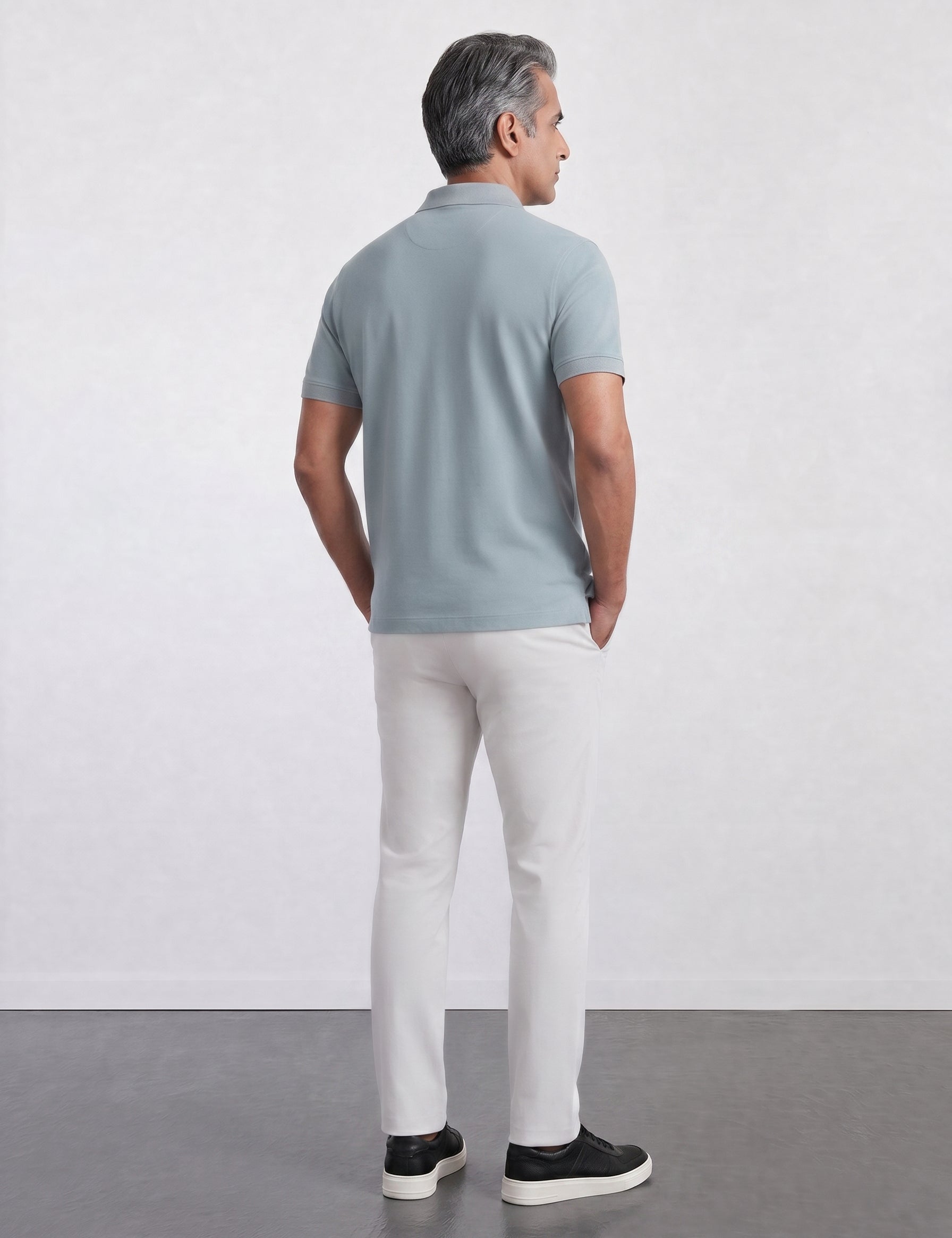 THE PIQUÉ FLEX - REGULAR POLO - BLUE