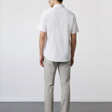 THE EVERYDAY - SLIM HALF SHIRT - WHITE