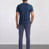 THE EVERYDAY - SEAMLESS HALF TEE - BLUE