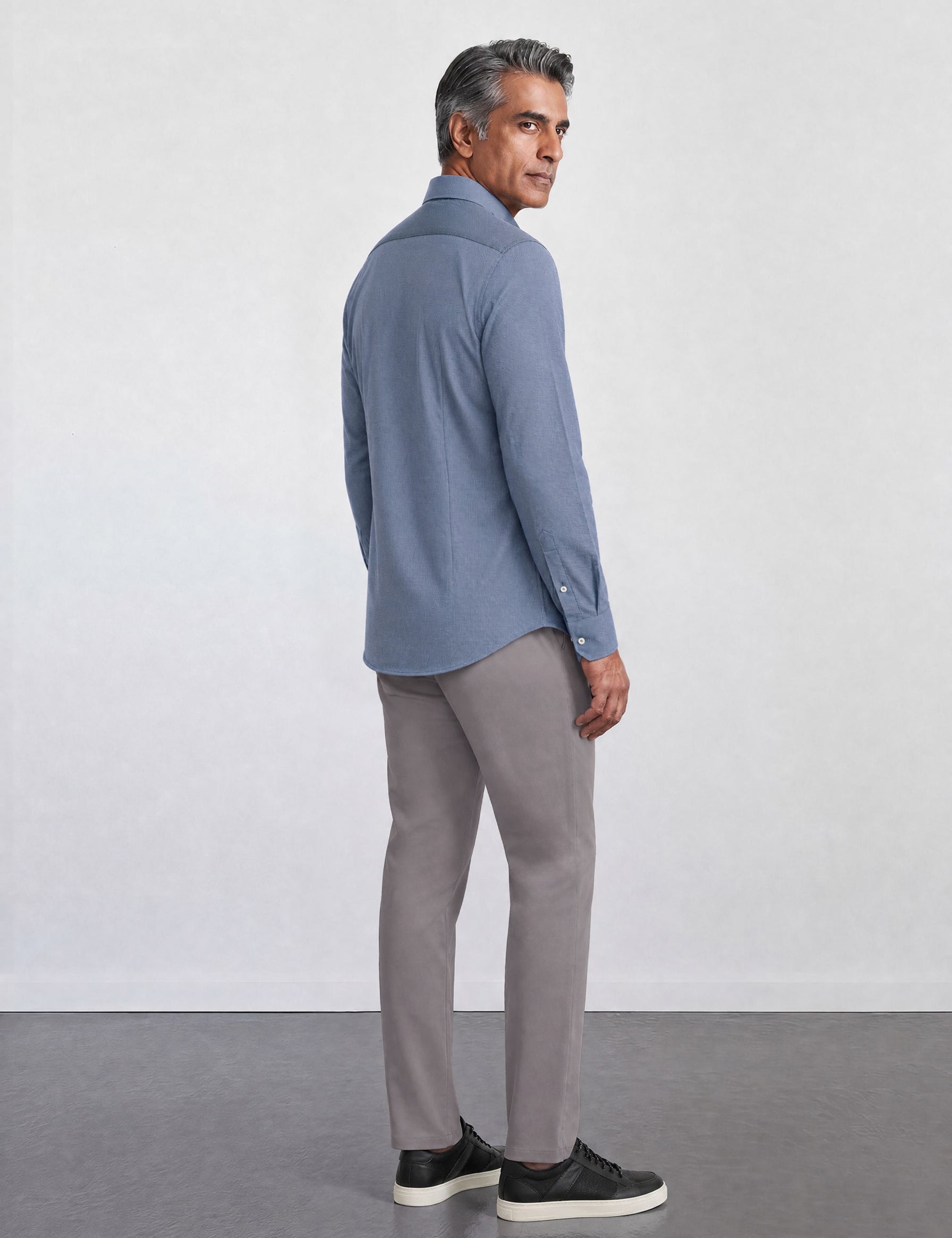THE EVERYDAY - SLIM FULL SHIRT - ALUMINIUM