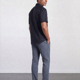 THE EVERYDAY - SLIM HALF SHIRT - BLACK