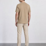 THE EVERYDAY - PIQUÉ TEE - CIGAR