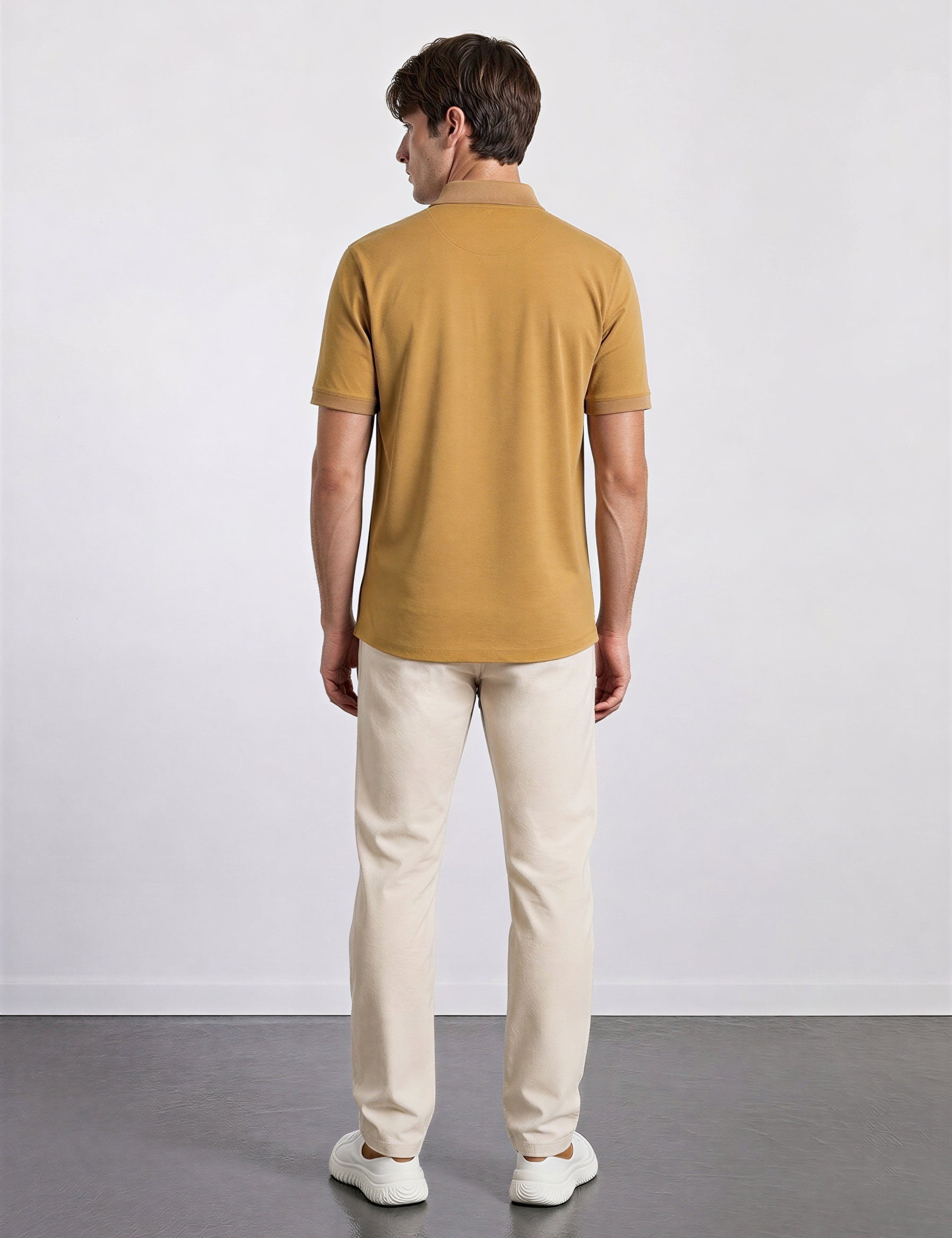 THE PIQUÉ FLEX - REGULAR POLO - CIGAR