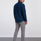 THE HYPERFLEX - SLIM FULL SHIRT - MEDIUM NAVY