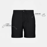 THE HYPERFLEX EASY - TAILORED SHORTS - BLACK