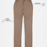 THE HYPERFLEX EVERYDAY - REGULAR PANTS - TAUPE