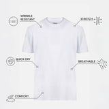 THE EVERYDAY - PIQUÉ TEE - WHITE