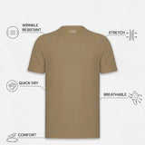 THE EVERYDAY - PIQUÉ TEE - CIGAR