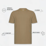 THE EVERYDAY - PIQUÉ TEE - CIGAR
