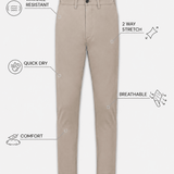 THE MOOVEX - CHINO PANTS - LIGHT GREY