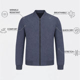 THE AIRTECH - BOMBER JACKET - BLUE BLEND