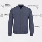 THE AIRTECH - BOMBER JACKET - BLUE BLEND