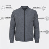 THE AIRTECH - BOMBER JACKET - GRAPHITE BLEND