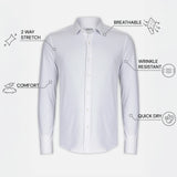 THE AIRTECH - SLIM FULL SHIRT - WHITE