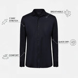 THE EASY - SLIM SHIRT - BLACK