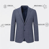 THE AIRTECH - SUPER SLIM BLAZER - BLUE BLEND