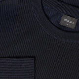 THE SOFT EASE - REGULAR SWEATER - NAVY BLUE