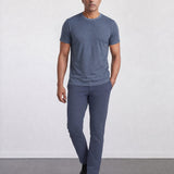THE EVERYDAY - SEAMLESS HALF TEE - BLUE