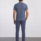 THE EVERYDAY - SEAMLESS HALF TEE - BLUE